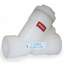 YC50100S PVDF Y-Check Valve