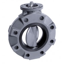 2-1/2" BYV Butterfly GFPP Valve BYV44025A0-K000