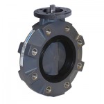 2" BYV Butterfly GFPP Valve BYV44020A0-K100