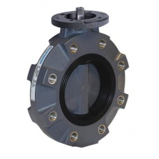 6" BYV Butterfly CPVC Valve BYV22060A0-K100